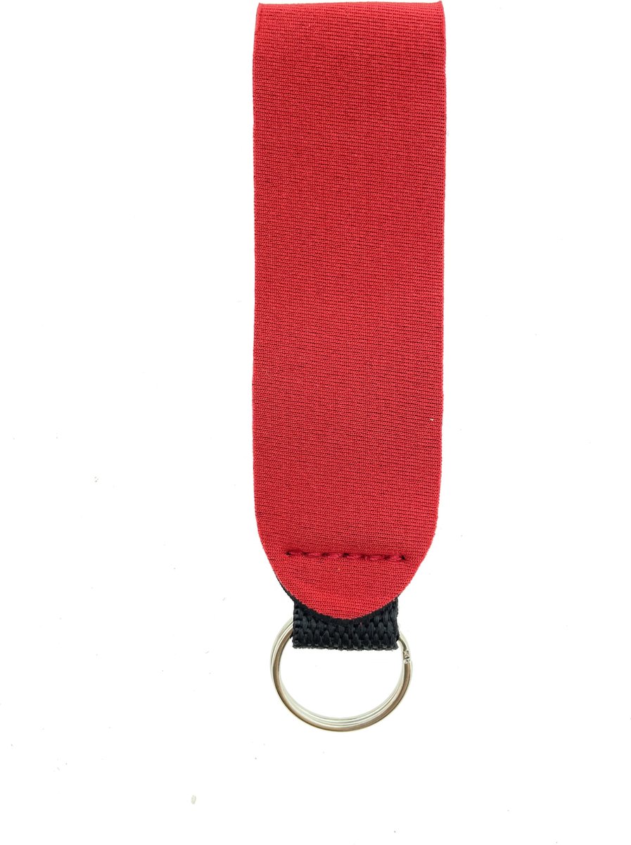 Sleutelhanger Label Rood