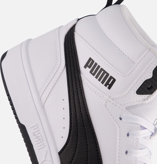 PUMA Rebound v6 Unisex Sneakers - Wit/Zwart