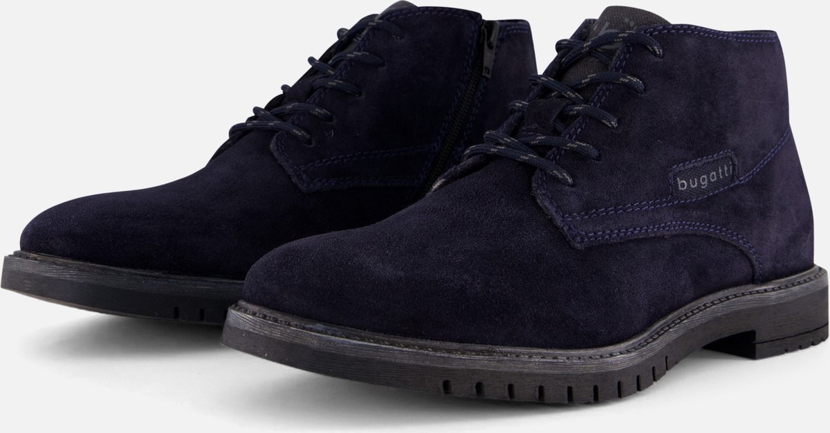 Bugatti Caj Veterschoenen blauw Suede - Maat 44