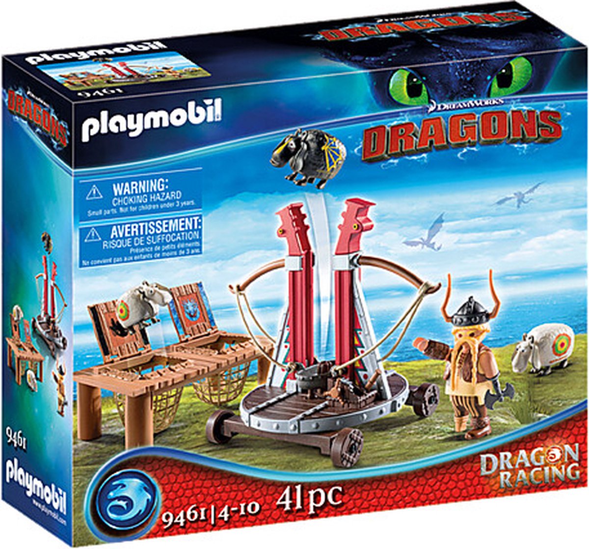 Playmobil Dragons 9461 - Baliste Lance-moutons, Figurine Occasion