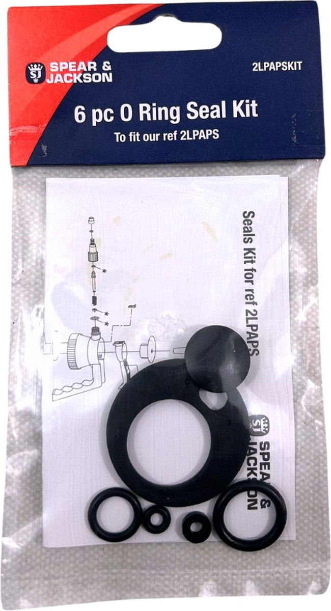 Spear & Jackson Drukspuit Ringen 2L set van 6 - Drukspuiten - Ringen onderdelen - Druksproeier - Onkruidverdelger - Sproeier - Drukspuiten - drukspuit zuurbestendig - drukspuit zuur