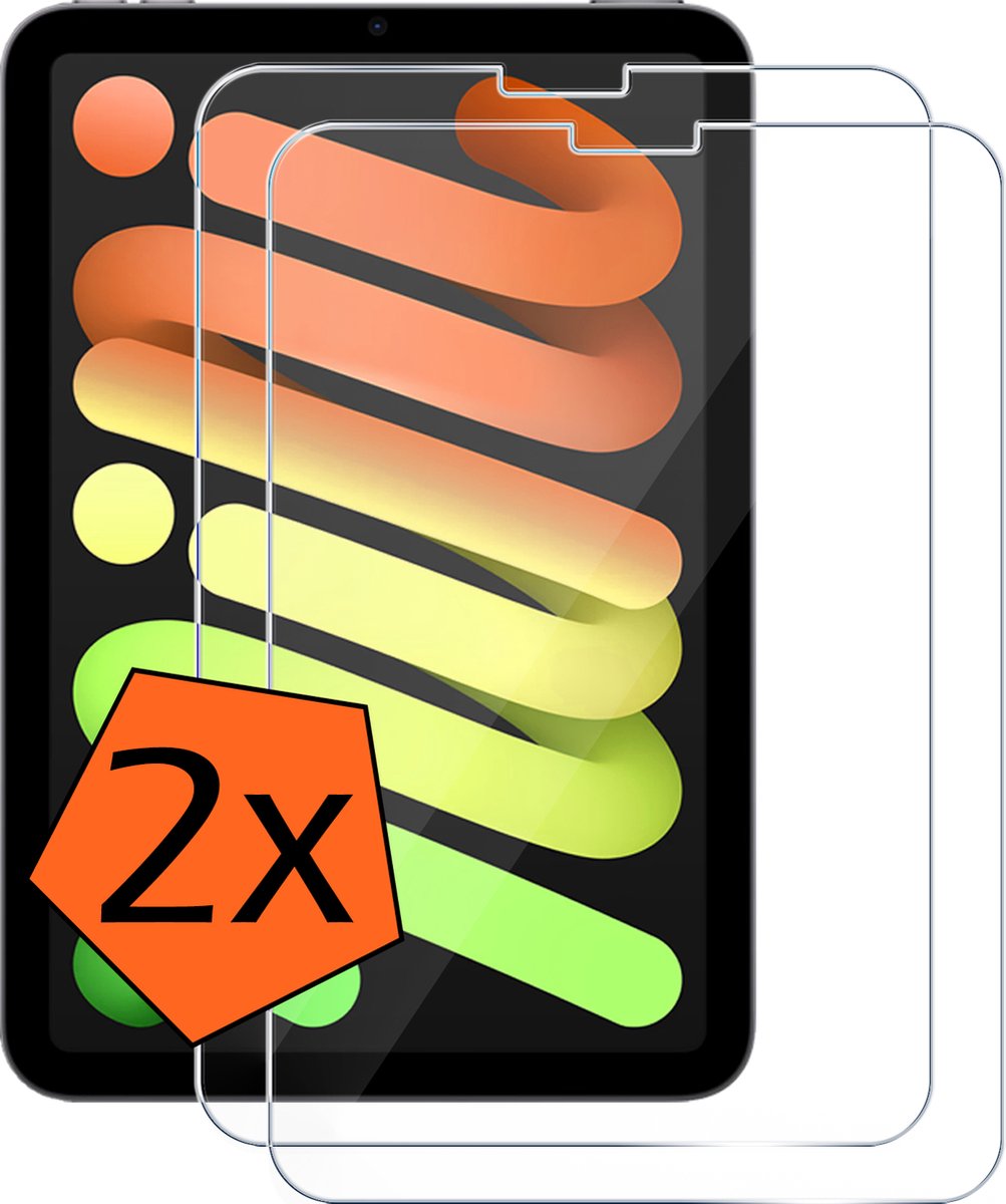 Screenprotector - 2 Stuks - Geschikt voor Apple iPad Mini 7 (2024) - 8.3 inch - 7e Generatie - Extra Sterk - Gehard Glas - Beschermglas - Tempered Glass - Screen Protector