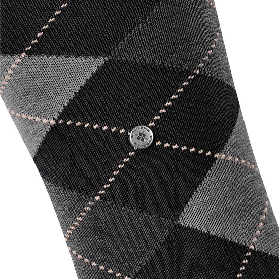 Burlington - Chaussette Manchester Longue Zwart 3000 - Taille 40-46 -