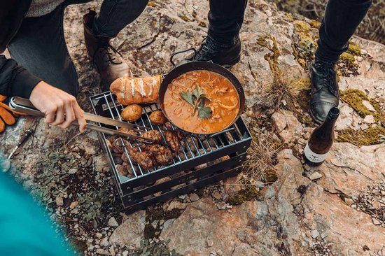Höfats CRATE Vuurkorf incl. Grillrooster Barbecue van Höfats — afbeelding 3