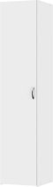 Hioshop Spell Kledingkast - 175.4 cm - Wit - 1 deur