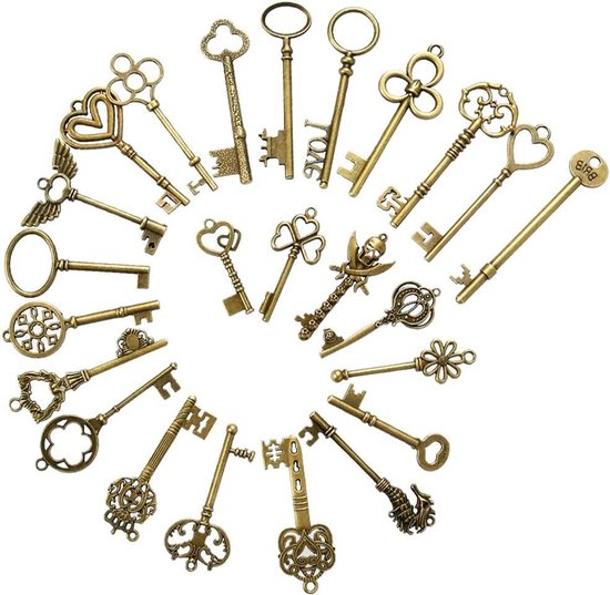 6 ankers in antiek brons van vintage parts, doe-het-zelf sieraden