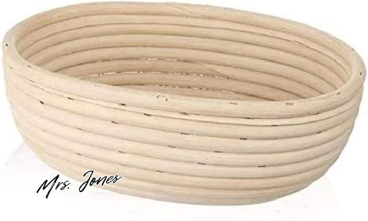 Mrs. Jones Ovaal Brood Bewijs Mand Orion Orion Brood Deeg Brood Vorm Gemaakt van Rotan voor Ovaal Brood 24 x 18.5 .