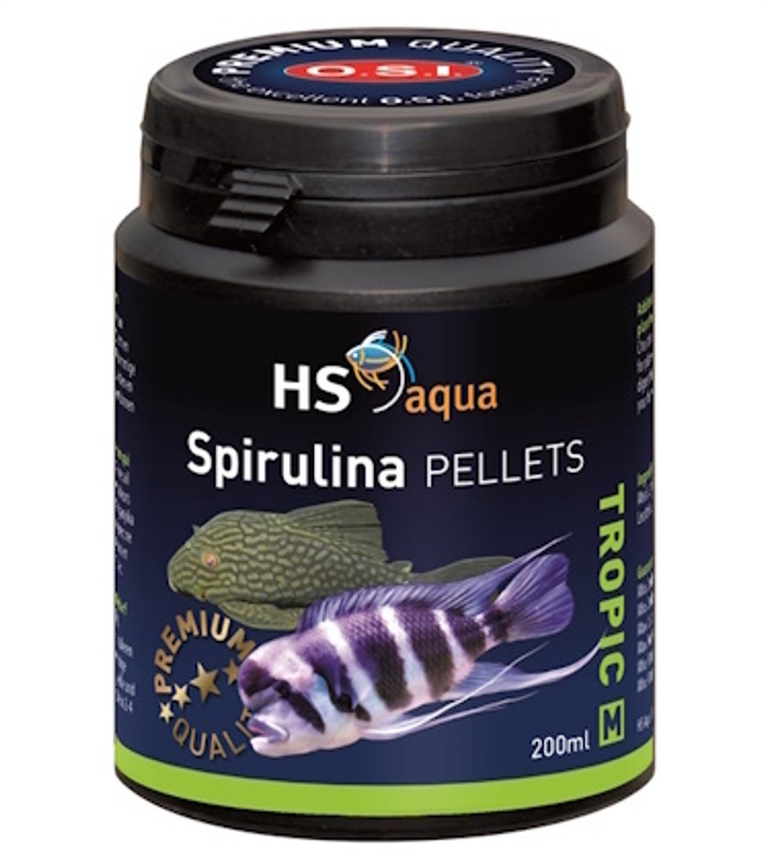 HS Aqua Spirulina Pellets M 200ml