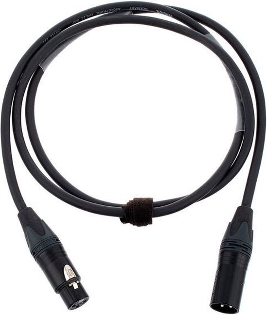 Câble Cordial CPM 1.5 FM XLR [1x prise XLR - 1x fiche XLR] 1,50 m Zwart
