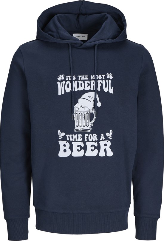Jack & Jones Pull de Noël Homme JJXMAS Blauw - Taille XXL