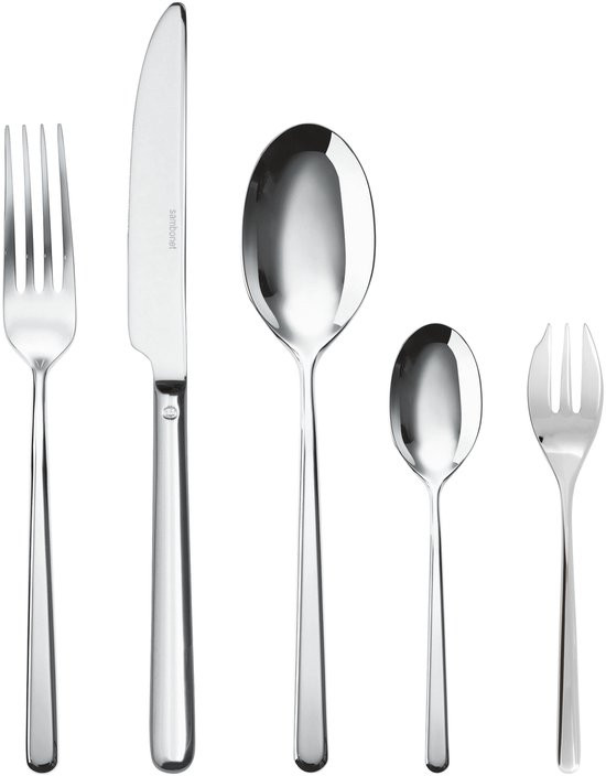 Sambonet Couverts Linéaires Acier Inoxydable 30 pièces