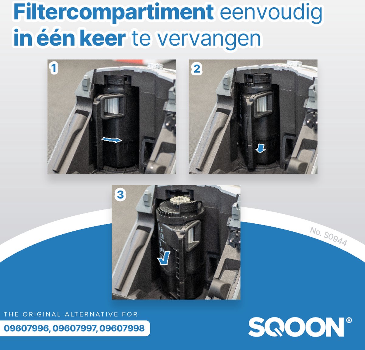 Stofzuiger filters :: Fijnstoffilter voor Miele Blizzard CX1 van ons eigen merk - Duurzame Keuze