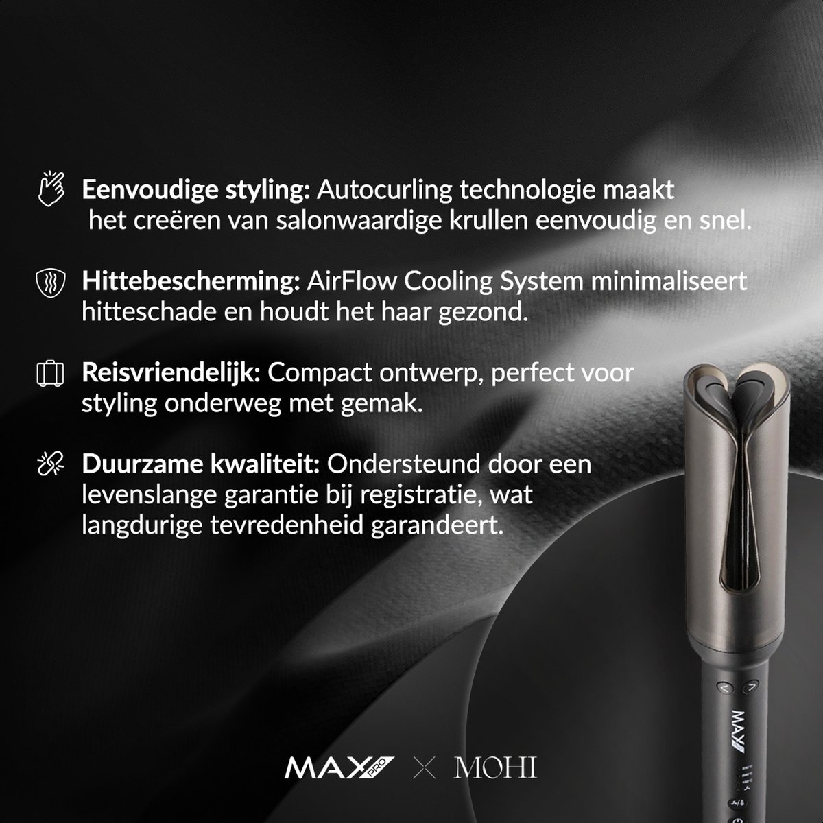 Max Pro Twist Krultang Automatische 34mm - Keramische - afbeelding 3