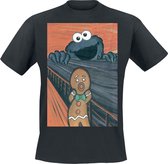 T-shirt homme Sesame Street Le Cookie Monster - Scream - noir - XXL