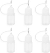 Anpassbare 35ml Glas-Lotionflasche mit Metall-Applikator für Gesichtscreme und Ä