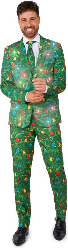 Suitmeister Christmas Green Led Mannen Kerst Kostuum Kerstpak Kerst Lichtjes. bol