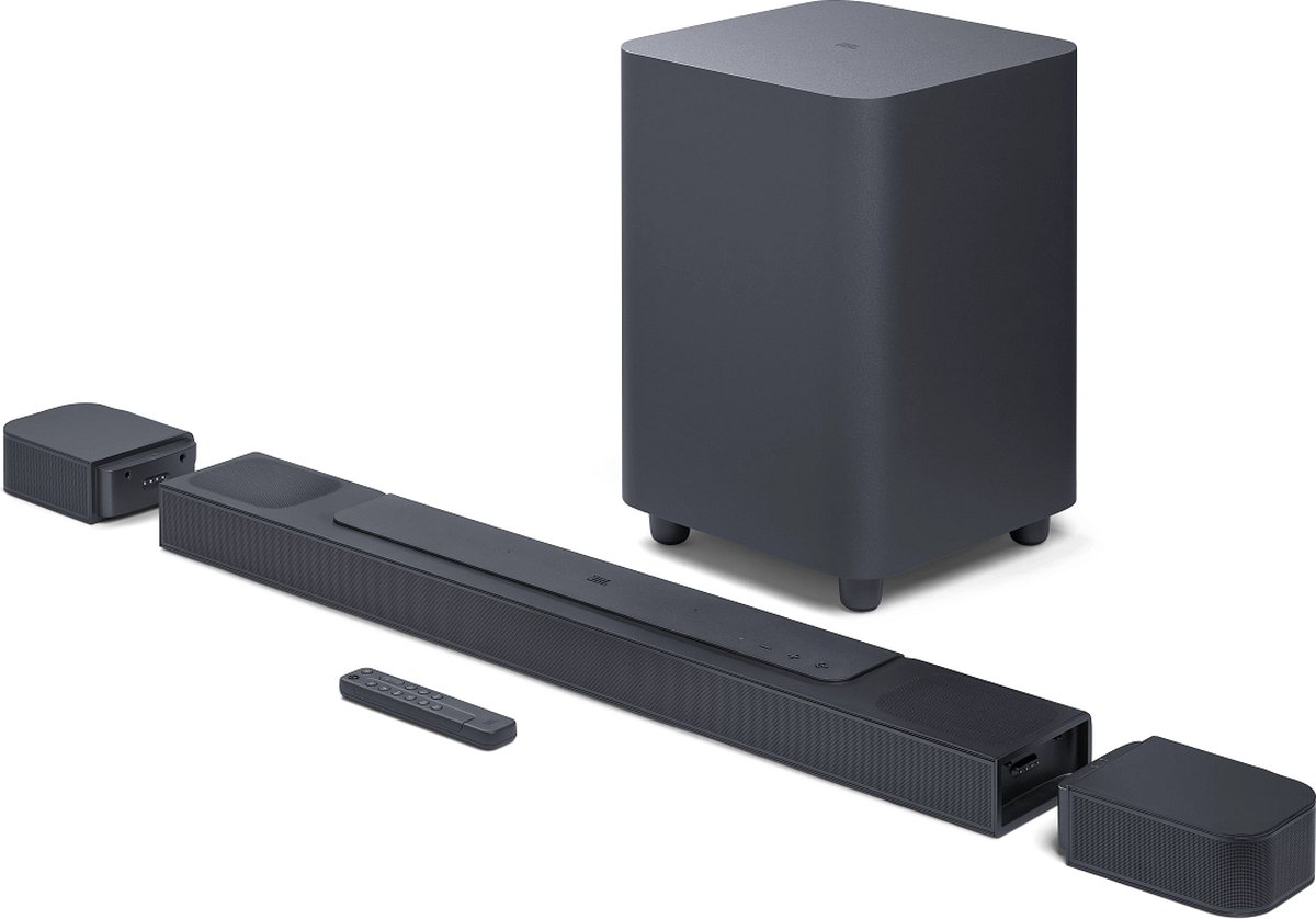 JBL Bar 800 Pro - Soundbar met Draadloze Subwoofer geschikt voor TV - Zwart