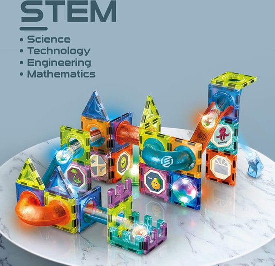 Equivera Knikkerbaan Magnetisch - Knikkerbaan Magnetisch - Knikkerbaan - Magnetisch Speelgoed - Magnetic Toys