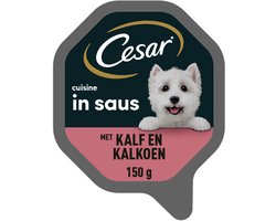 Cesar Cuisine in Saus Kuipje Kalf en Kalkoen 150 gr