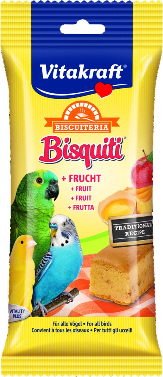 Vitakraft Bisquiti Honing - Vogelsnack - Bijvoeding - 50 gr