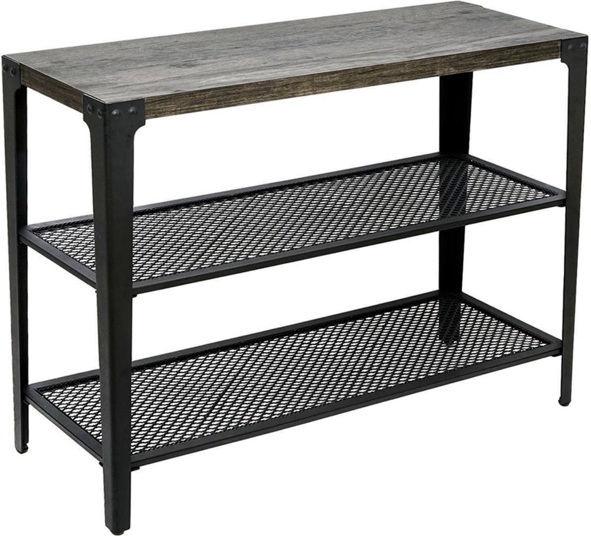Furnilux Bijzettafel Terra - Grijs - 102x35x75 cm