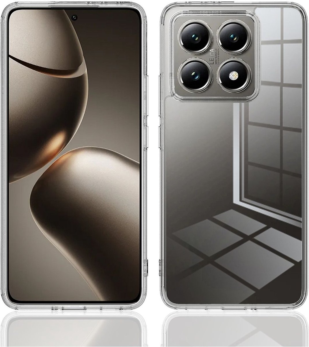 Mobigear Doorzichtig Hoesje geschikt voor Xiaomi 14T Telefoonhoesje Flexibel TPU | Mobigear Crystal Backcover | Doorzichtig Telefoonhoesje 14T | 14T Case | Back Cover - Transparant