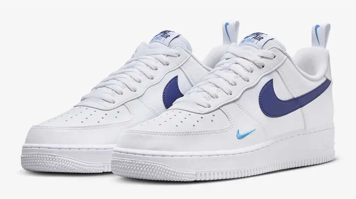 white blue airforce 1