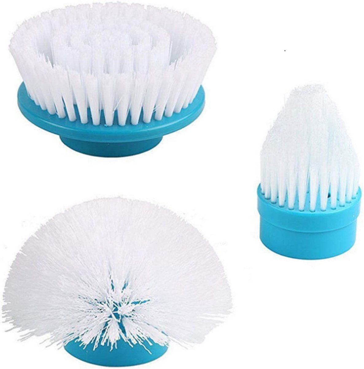 Goedkoopste 3 stuks Borstelset - Vervangende borstelkoppen - Opzetstuk voor boormachine - Reinigingsborstels - Boorborstels - Boorborstelset - Power Scrubber Borstel voor Reinigen - Auto Tegels Bank Vloer Badkamer Tapijt Gootsteenopening Auto - Schrobben van Keu