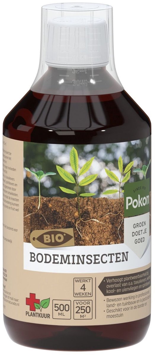 Pokon Bio Bodeminsectgevoelige Planten Concentraat - 500ml - Biologische Insectenbestrijding - Geschikt voor border en moestuin