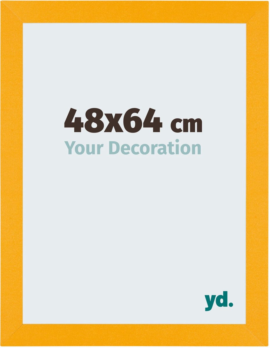 Your Decoration - Fotolijst 48x64 cm - MDF - Geel - Mura