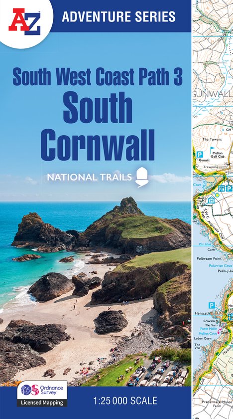A -Z Adventure Series- South West Coast Path 3 – South Cor ... - cover