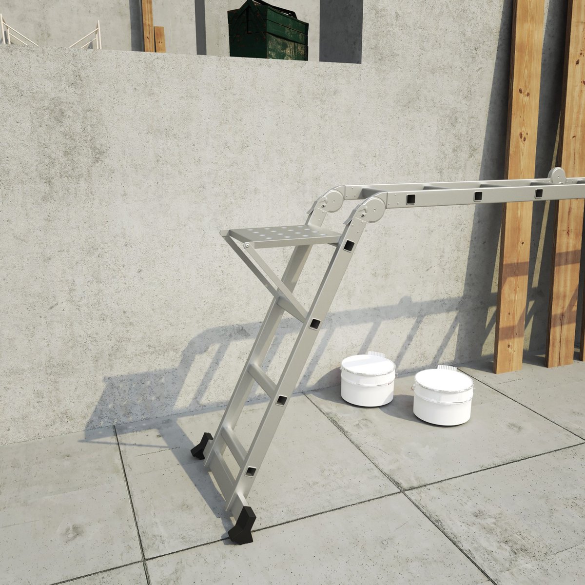 RMBO - Vouwladderbankje - Geschikt voor RMBO vouwladders – foto 6