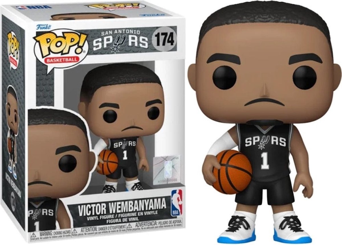スポーツ Funko POP! NBA Victor Wembanyama 174 Pop! Basketball NBA: San Antonio Spurs - Victor Wembanyama Funko