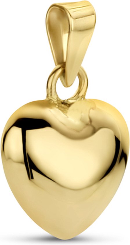 New Bling 9NBG-0449 Pendentif en Or - Femme - Coeur - Charme - 7 mm - 14 Carats - Or