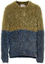Creamie - meisjes vest - groen grijs - Maat 98/104