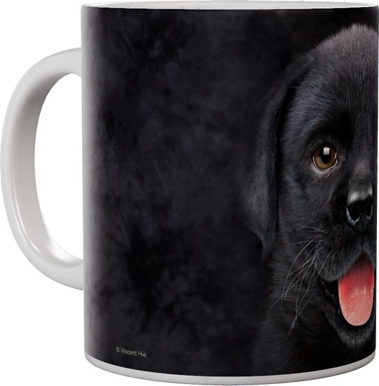Puppy Labrador noir Smile - Mug 440 ml 440