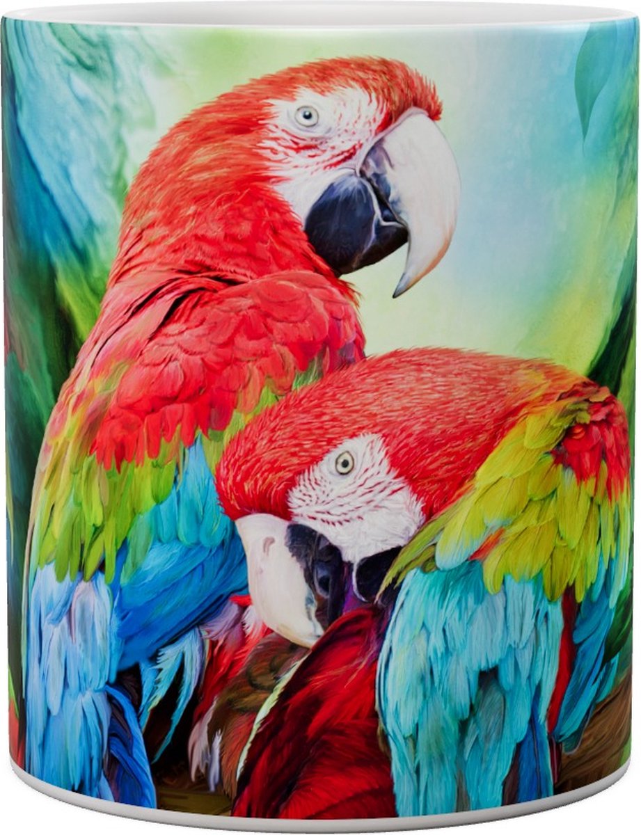 Papegaai Ara Tropic Spirits Macaws - Mok 440ml 440