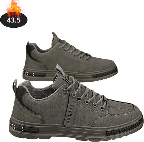 Chaussures pour femmes Bovista Homme - Baskets pour femmes - Confortables - Décontractées - Adultes - Grijs - Taille 43,5