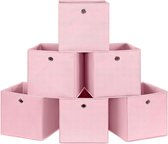 Boîtes de rangement, lot de 6, boîtes pliables en tissu, boîtes pliantes en tissu non tissé
