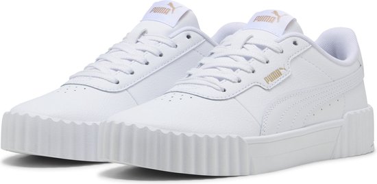 PUMA Carina 3.0 Baskets pour femmes pour femmes - PUMA White- PUMA Or