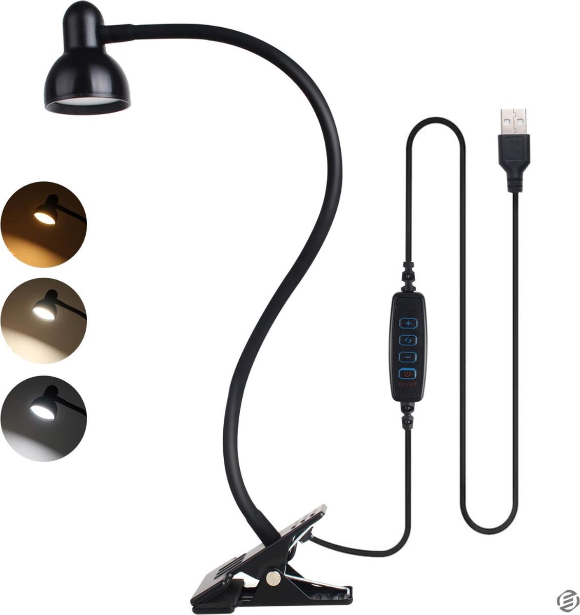 Equivera Lichttherapielamp - lichttherapie lamp - Daglichtlamp - Bureaulamp - Tegen Winterdepressie - SAD Lamp - Zonlicht - Meerdere Standen - Timerfunctie Black