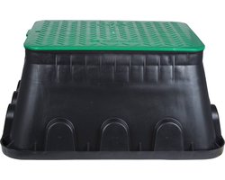 Heitronic 21042 Vloerinbouwdoos Zwart, Groen