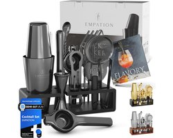 Cocktail Set met 825 ml Shaker en Baraccessoires - Professionele Bartenderset voor Cocktails