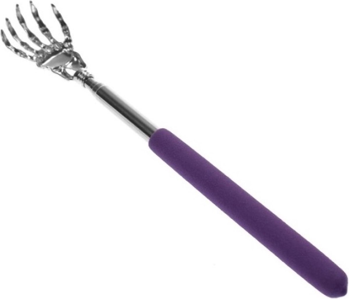 Goedkoopste Scoby - Ruggenkrabber - Uitschuifbare Massagekrabber - Kraaienpoot - Telescopische Krabber - Verstelbaar voor Jeuk - Back Scratcher - Paars