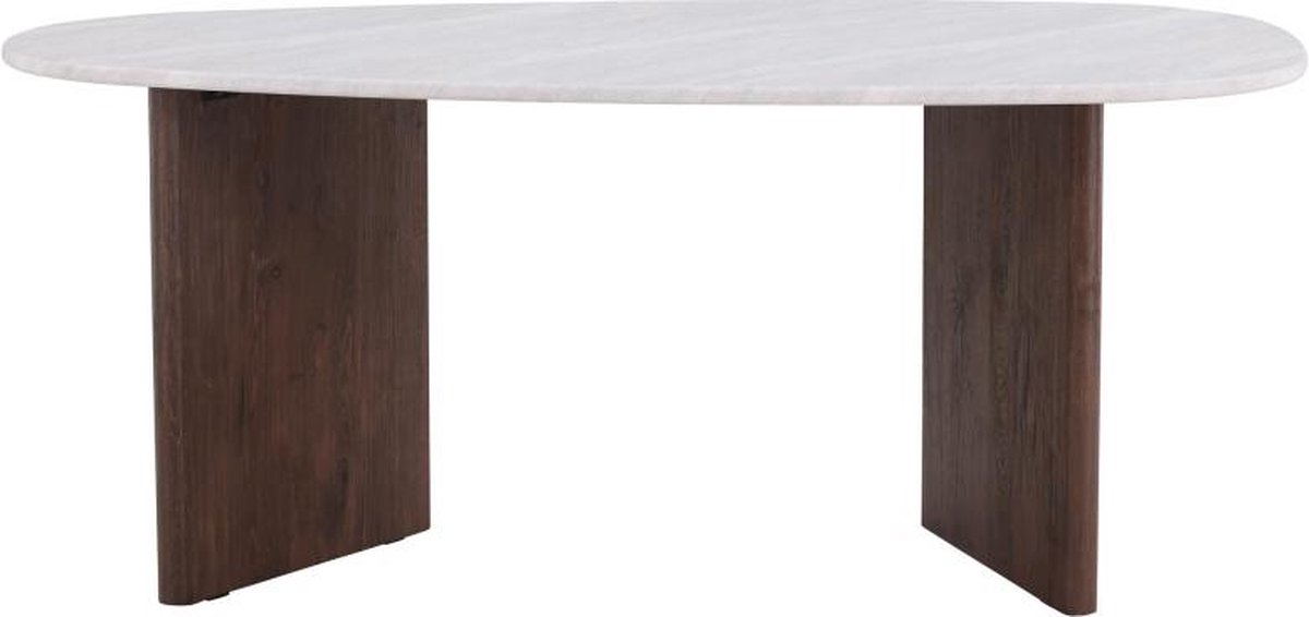 Svea - Movo organische eettafel - 180 x 90 cm - betonlook