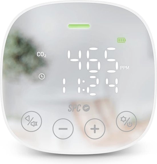 CO2-meters voor Luchtkwaliteit: Meet CO2, Temperatuur en Vochtigheid - Draadloos en Lange Batterijduur