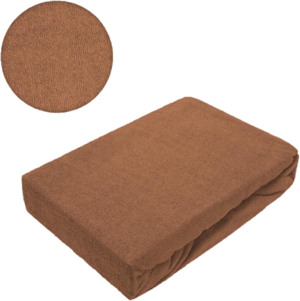 Goodivery ® Tijdloze en Comfortabele Badstof Hoeslakens met Elastische Rand voor Perfecte Pasvorm