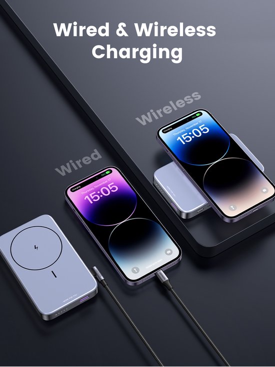 Magnetische draadloze powerbank 15 watt 5.000 mAh aanbieding bij Action