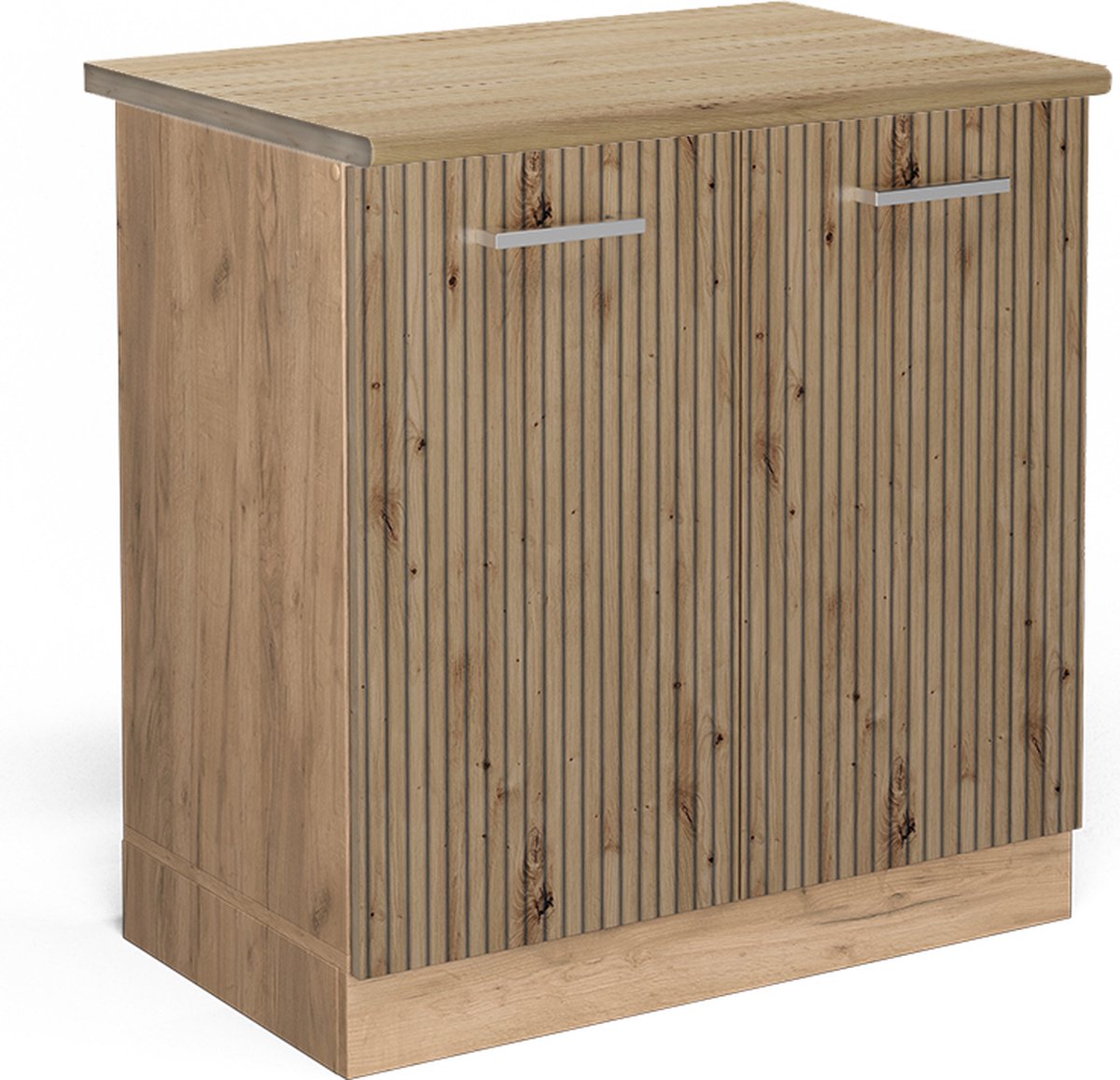 Vicco R-Line Wastafelkast – 80 cm, WB Eik Artisanaal eiken