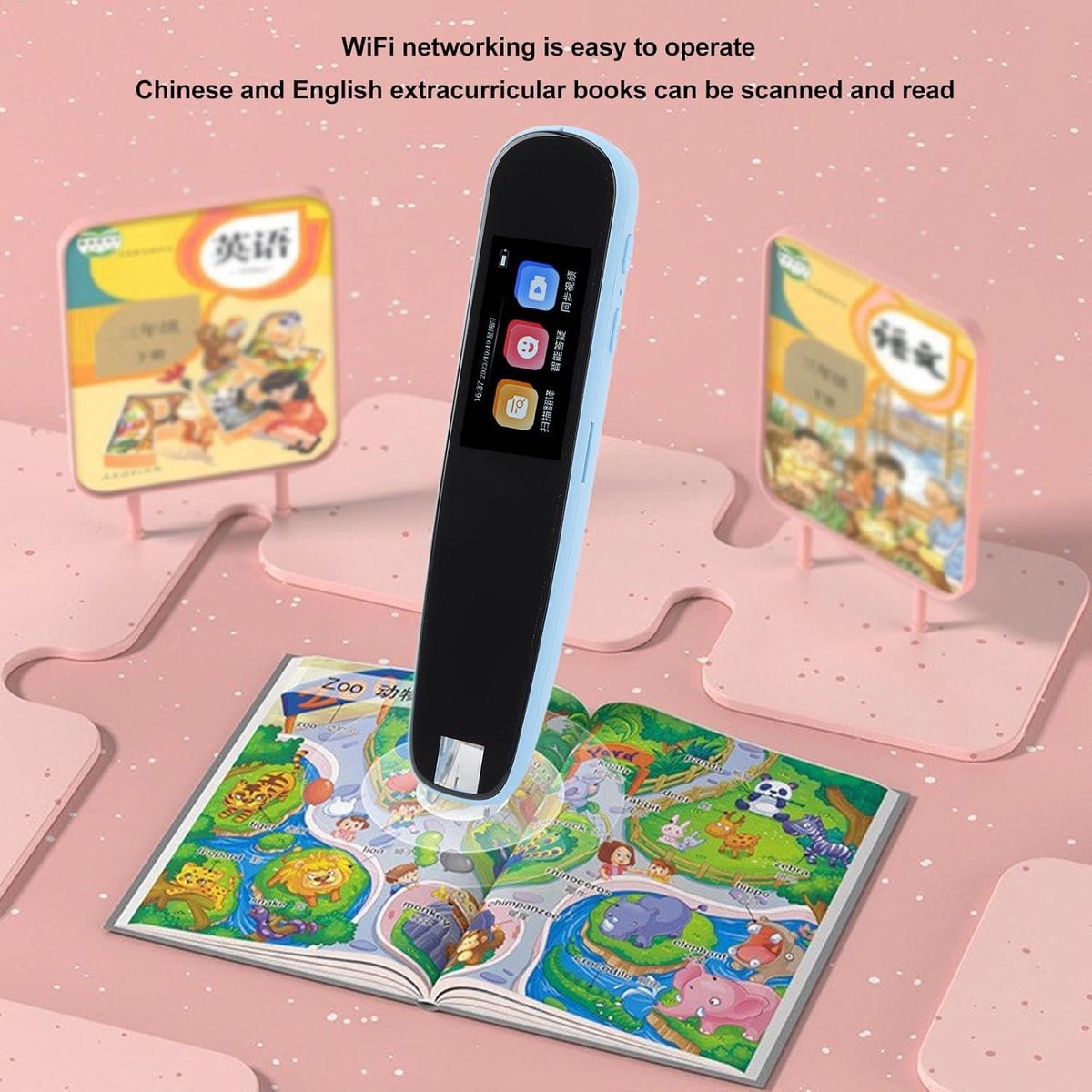 Penscanner Digitale Markeerpen met LCD Touchscreen - afbeelding 3